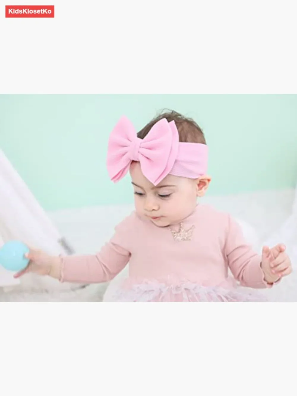 12 Pack Stretchy Wide Knot Headbands for Baby Girls Toddlers